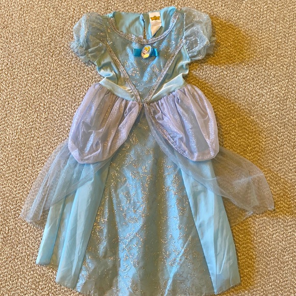 Disney Costumes Little Girls Disney Cinderella Costume Poshmark